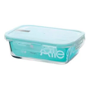 Contenedor Hermético de Vidrio Rectangular 420 ml
