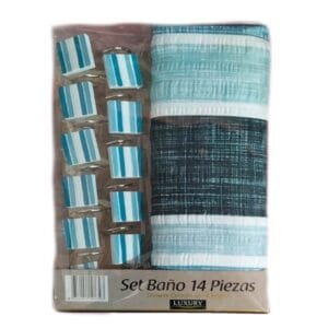 SET DE BAÑO 14PCS DORAL - DISEÑO 4