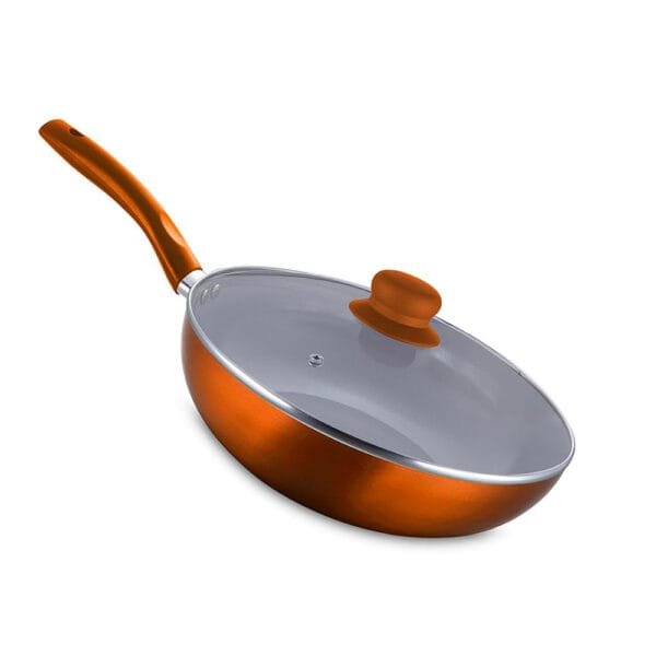 Wok Montecarlo 30 Cms Antihaderente Titanio - Doral - Salmon