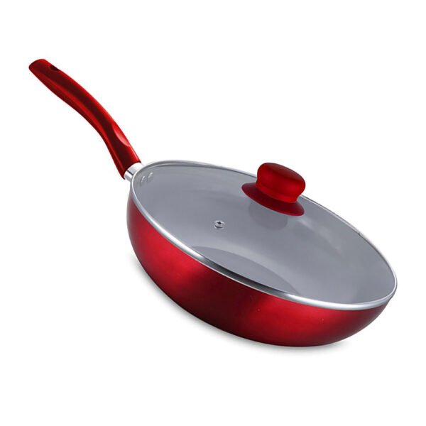 WOK MONTECARLO 30 CM TITANIO DORAL - ROJO