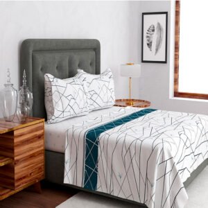 Sábanas 144 Hilos Premium Composé 1.0 Plazas Doral – Turquesa