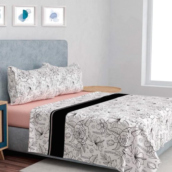 Sábanas 144 Hilos Premium Composé 2.0 Plazas Diseño Roses - Doral