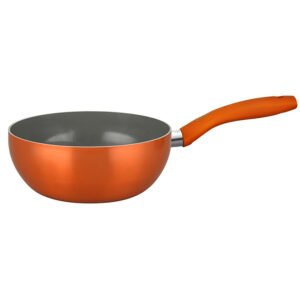 WOK MONTECARLO 22 CM TITANIO DORAL- SALMON