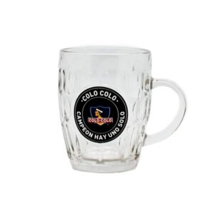 Vaso Cervecero Schopero Vidrio Colo Colo 580ml