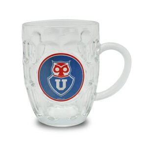 Vaso Cervecero Schopero Vidrio U de chile 580ml
