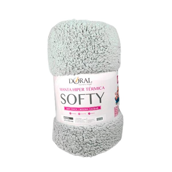 Manta Softy Lisa – Doral Gris