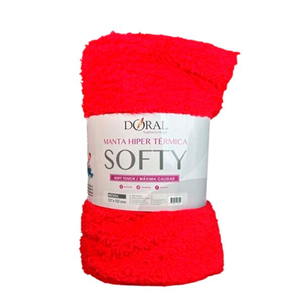 Manta Softy Lisa – Doral Roja