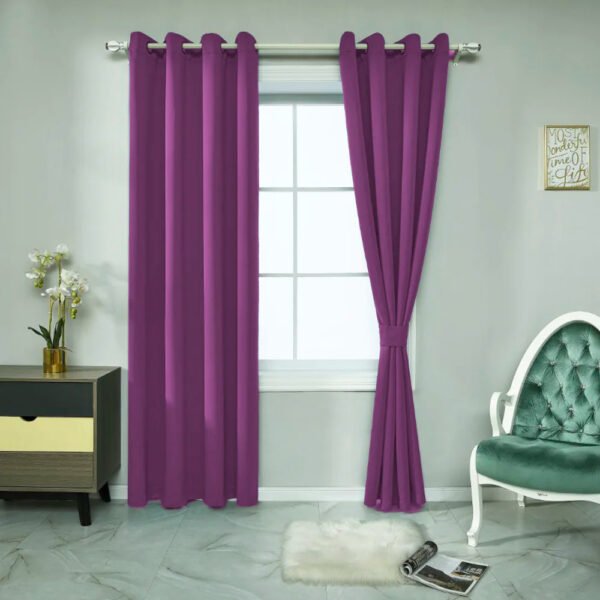 Set Cortinas Blackout Victoria 4 Piezas – Doral Lila