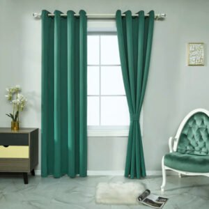 Set Cortinas Blackout Victoria 4 Piezas – Doral Verde