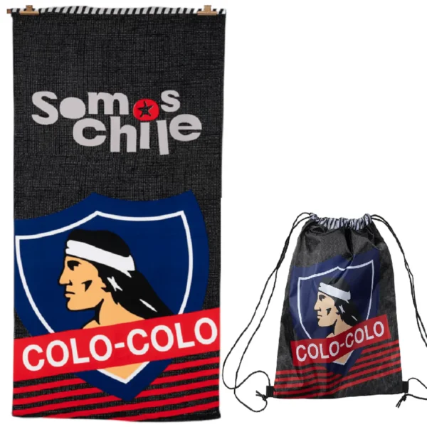 Toalla De Playa COLO-COLO + Bolso mf 70 x 140
