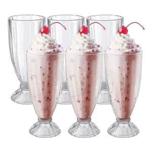 Set 6 Copas Helado Postre Vidrio 360CC Allegra Altus