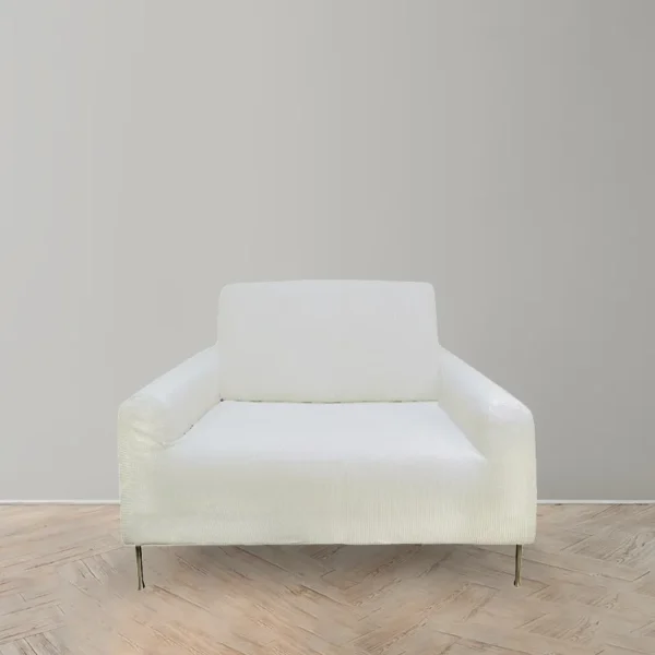 Funda de Sillón Anastasia Cuadrado 1 Cuerpo Beige – Doral