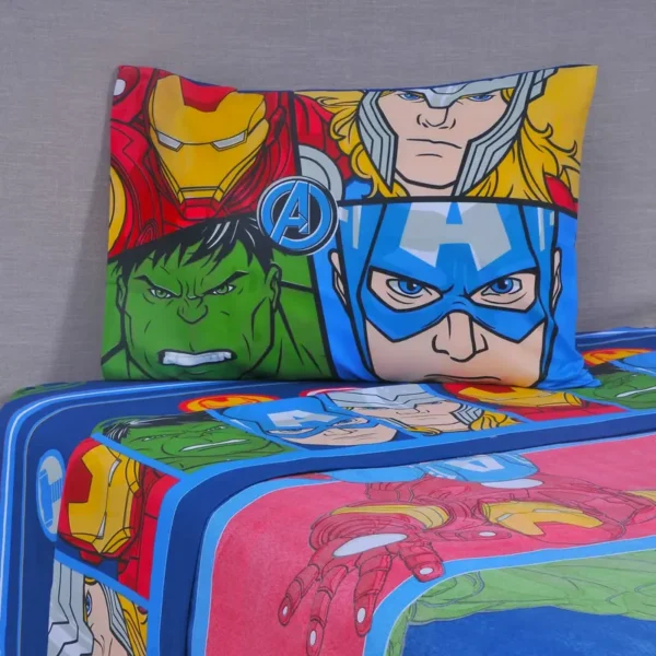 Juegos De Sábanas Infantiles 1.5 Plazas Avengers