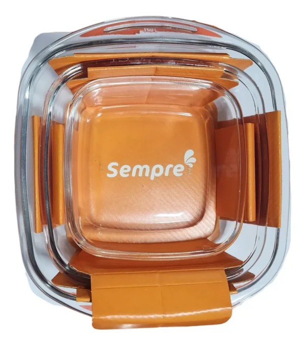 Set 3 Fuentes Cuadradas Sempre Para Horno Menaje Cocina