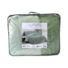Cubrecama Plush Deluxe Con Sherpa 1.5 Plazas Verde – DORAL - Imagen 2