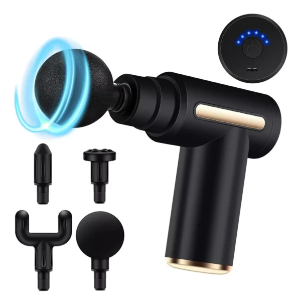 Pistola De Masaje Muscular GUN – Negro