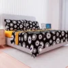 Juego de Sábanas Polar Estampadas Negro 2 Plazas – Doral