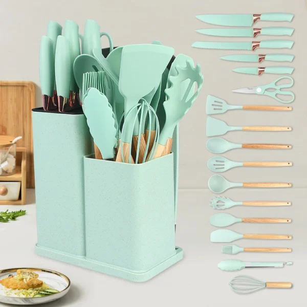 Set de Utensilios de cocina 19 Piezas Pro (mas grande y mejor calidad) - Calipso - Imagen 2