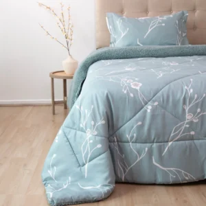 Plumón Sherpa Estampado 1.5 Plazas Calipso- Doral