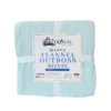 Manta Flannel Outboss Deluxe Turquesa – Doral (127×152 cm) - Imagen 2
