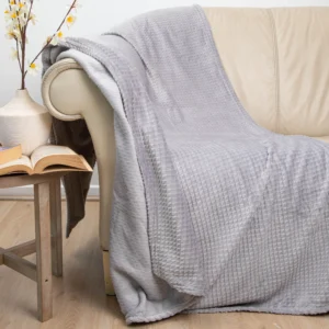 Manta Flannel Outboss Deluxe Gris – Doral (127×152 cm)