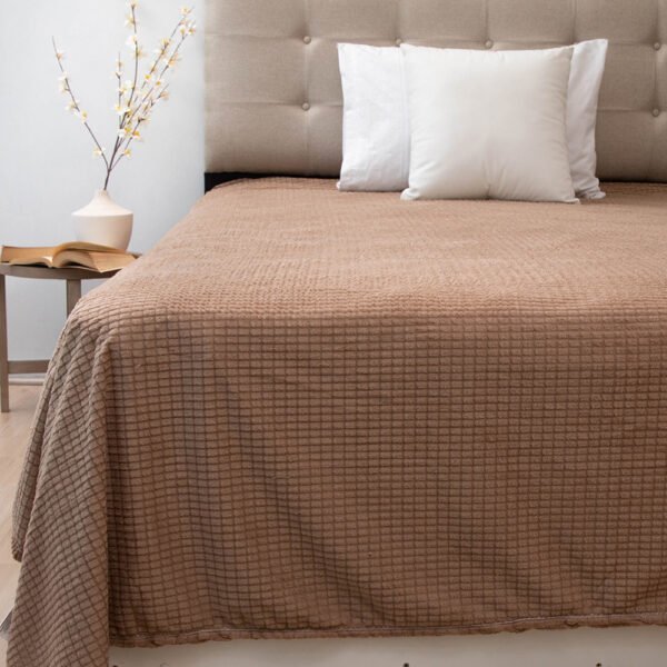 Frazada Flannel Outboss Deluxe 1,5 Plazas Cafe – Doral