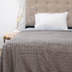 Frazada Flannel Outboss Deluxe 1,5 Plazas Taupe – Doral