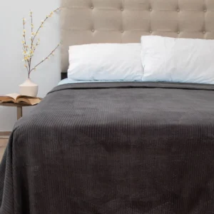 Frazada Flannel Outboss Deluxe 2.0 Plazas Grafito – Doral