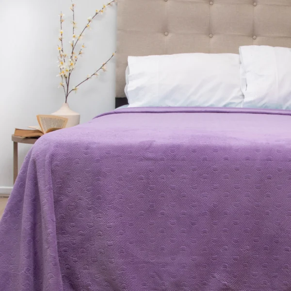 Frazada Flannel Outboss Deluxe 2.0 Plazas Lila – Doral