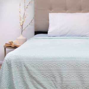Frazada Flannel Outboss Deluxe 1,5 Plazas Turquesa – Doral