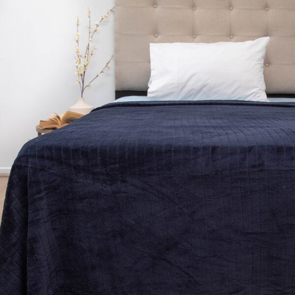 Frazada Flannel Outboss Deluxe 1,5 Plazas Azul – Doral