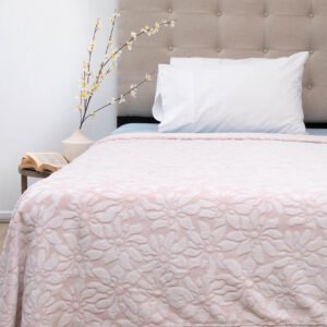 Frazada Flannel Outboss Deluxe 1,5 Plazas Rosa – Doral