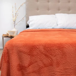 Frazada Flannel Outboss Deluxe 2.0 Plazas Terracota – Doral