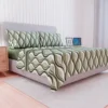 Juego de Sábanas Polar Estampadas King 2.5 Plazas Verde - Doral