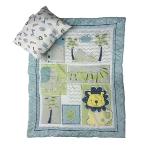 Set Cubrecama Cuna + Cojin Leon - Marca Chantilly