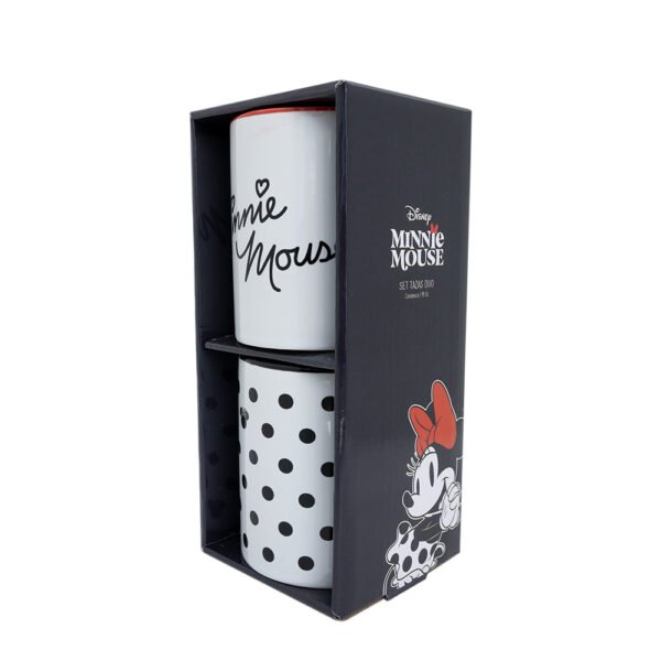 Set de 2 Tazas Cerámica Disney Minnie Mouse (11oz) - Apto Microonda
