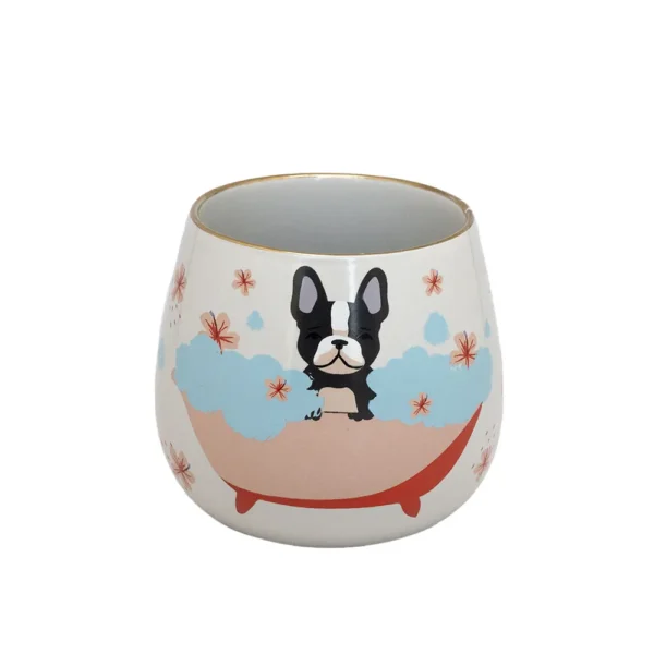 Tazón Gota 400ml – Diseño Pet Flower – Marca Keep
