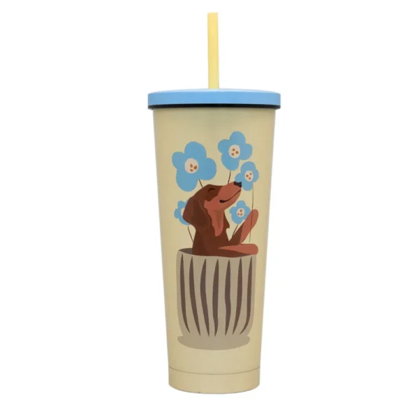 Vaso Tumbler Keep 700ml - Diseño Pet Flower