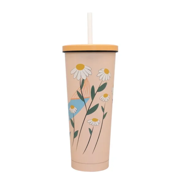 Vaso Tumbler Keep 700ml – Diseño Pet Flower - Imagen 2