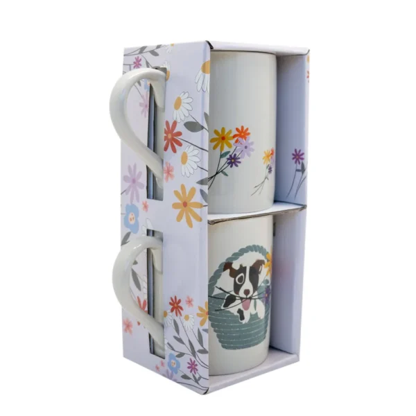 Set de 2 Tazas Duo “Pet Flower” Keep, 330ml - Imagen 2
