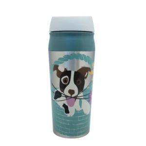 Mug Botón Keep Pet Flower 450ml