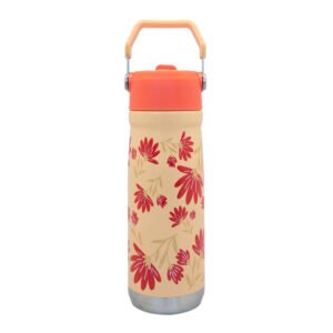 BOTELLA INSULADA CON MANGO 650ML 22OZ Keep - Diseño Botanic
