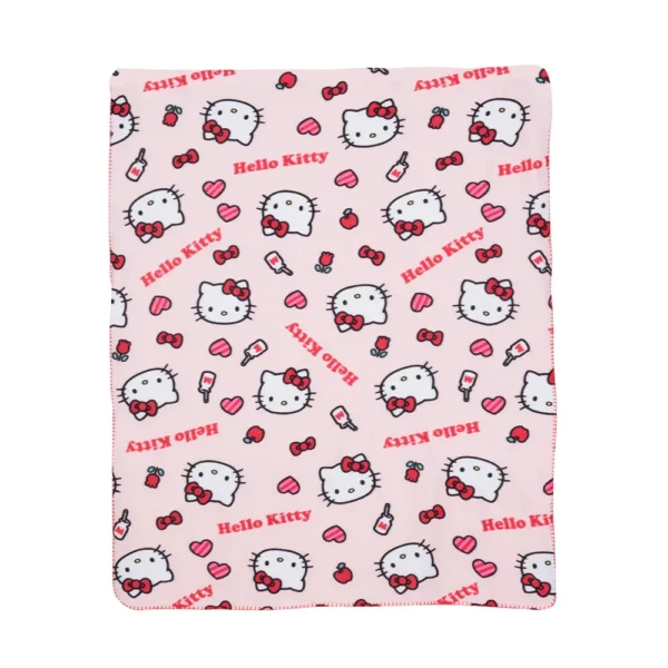 Manta Polar 115x130 cms Hello Kitty