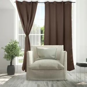 Combo Cortinas Blackout 8 Piezas Doral Victoria – Cafe