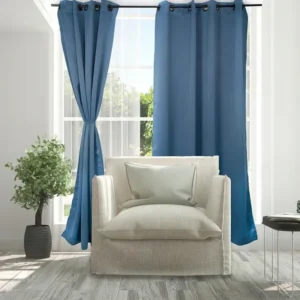 Combo Cortinas Blackout 8 Piezas Doral Victoria – Petroleo