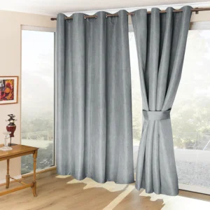 Cortinas Blackout Térmicas Amazon City Gris – Doral (4 Piezas)