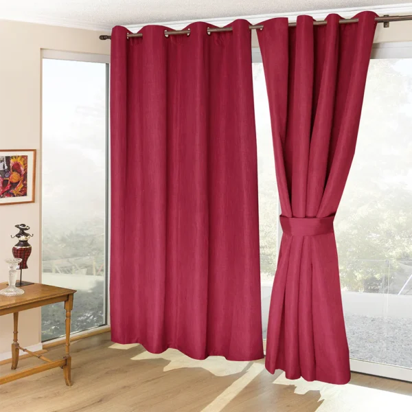 Cortinas Blackout Térmicas Amazon City Gris – Doral (4 Piezas)