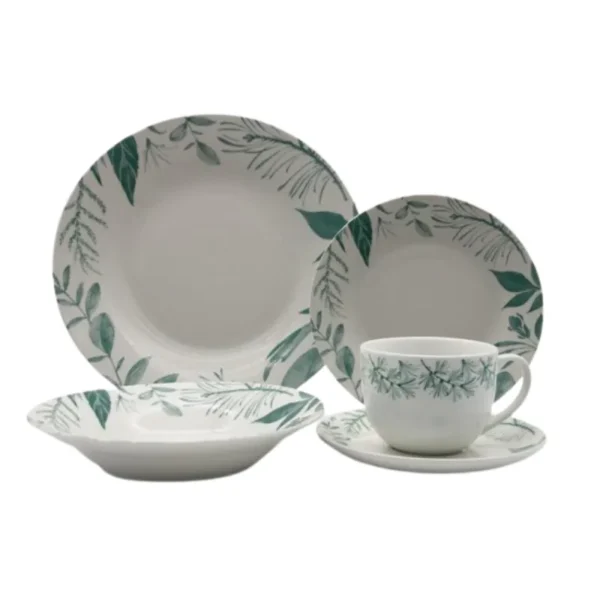 Vajilla Agostina 20 Piezas Porcelana Allessia – Doral