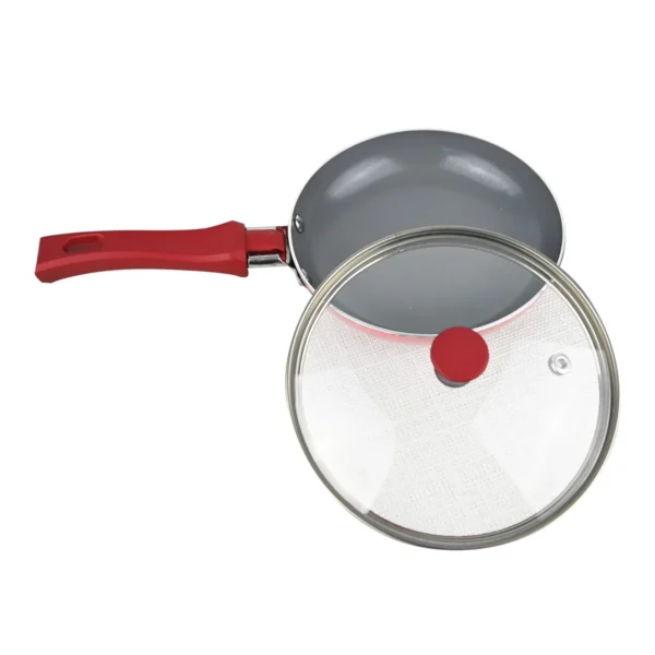 Mini Sartén con Tapa Montecarlo 14cm Rojo – Doral