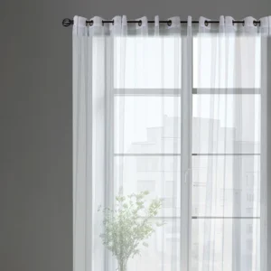 Juego Velo Argolla Dolly 145x220 Cm Blanco Doral